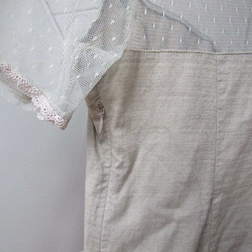 Easel Los Angeles Wendy Dot Mesh Dress Women's M - Picture 11 of 13
